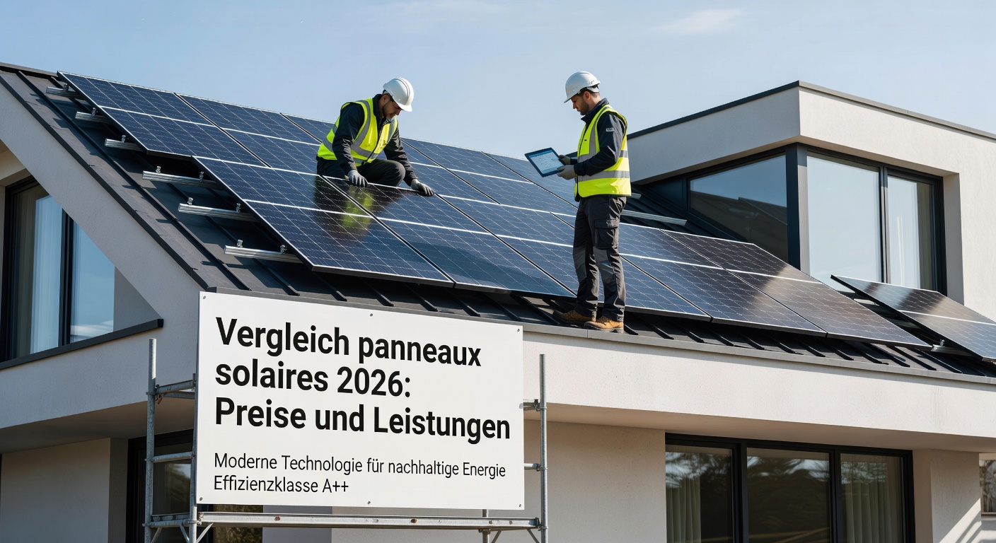 Vergleich panneaux solaires 2026: Preise und Leistungen