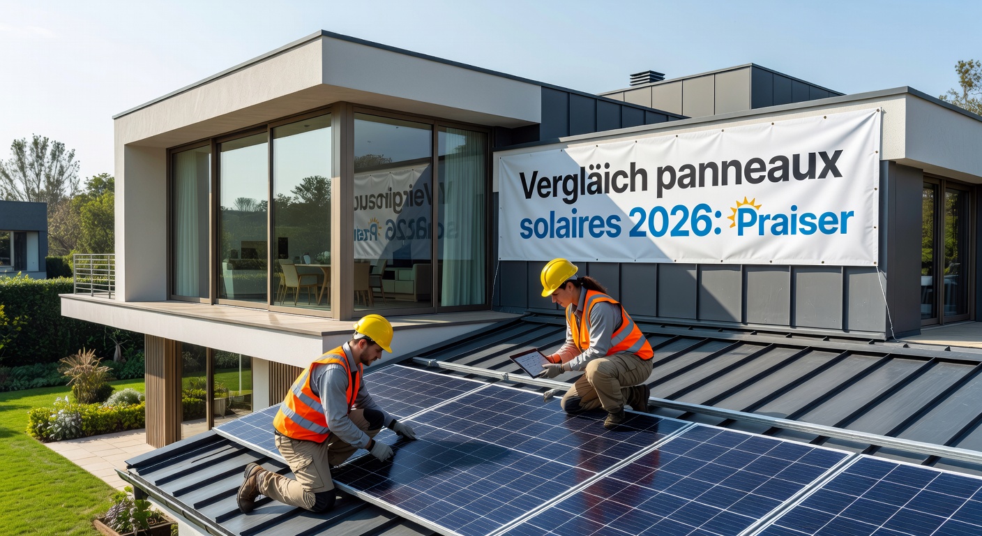 Vergläich panneaux solaires 2026: Praiser