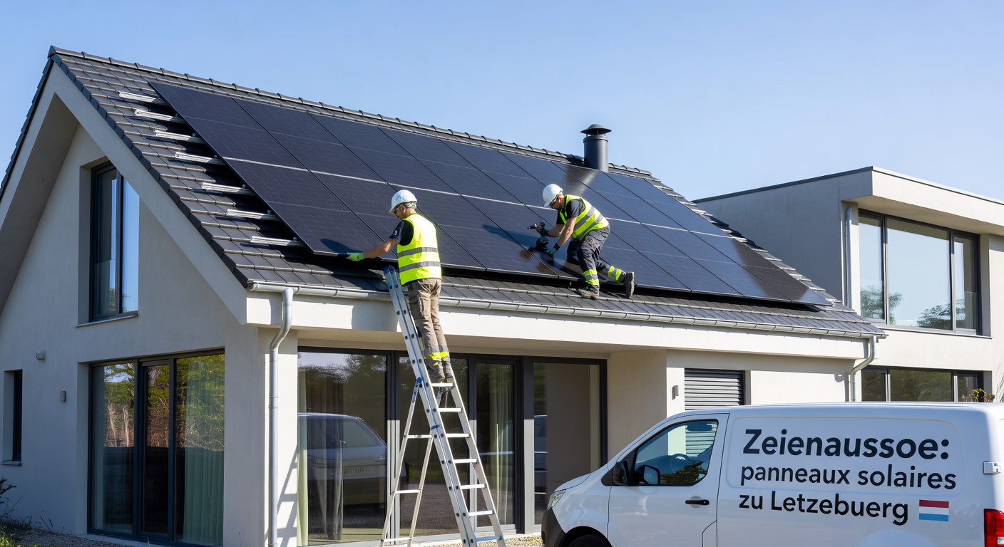 Zeienaussoe: panneaux solaires zu Letzebuerg